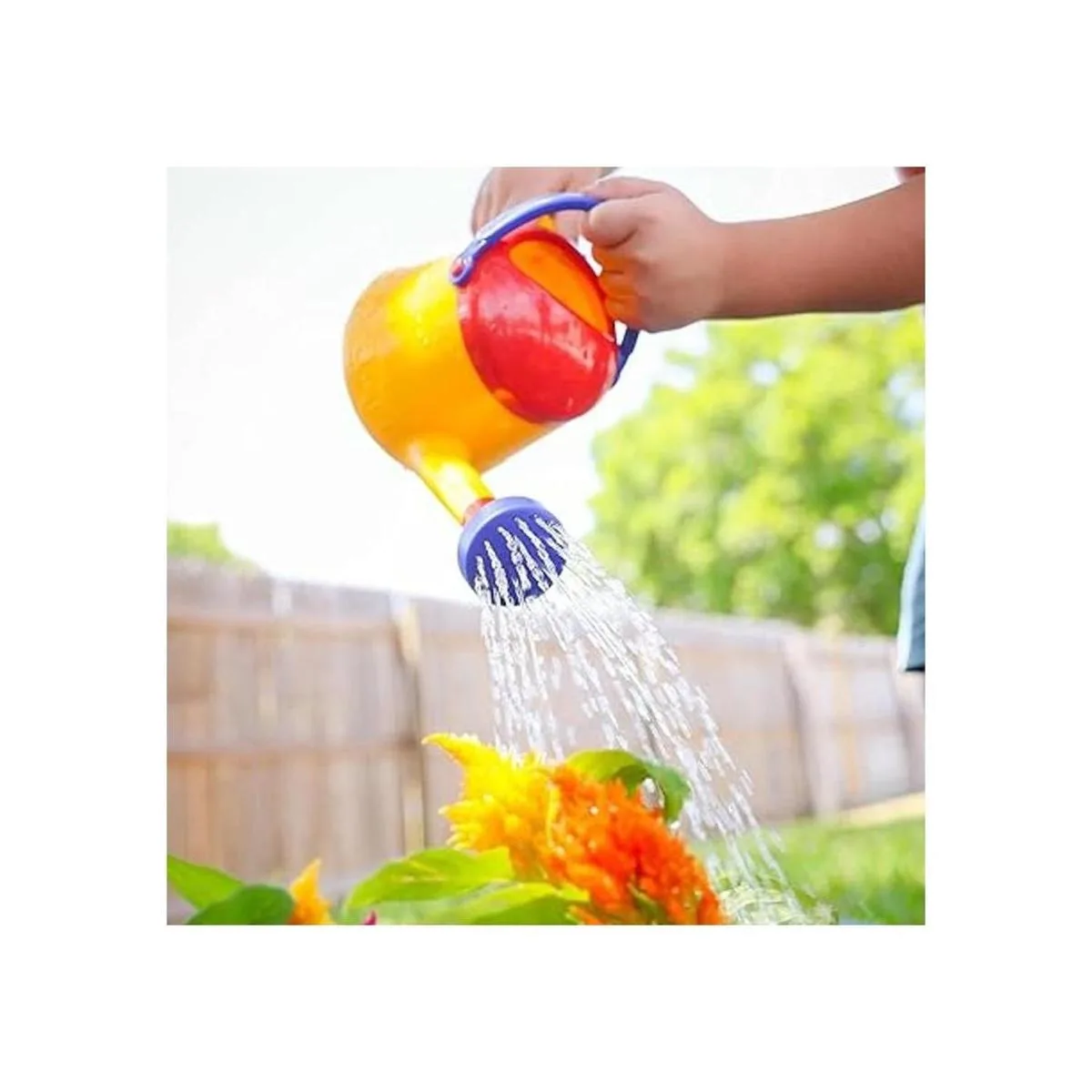 Spielstabil Regadera clásica amarilla con 2 asas para_3