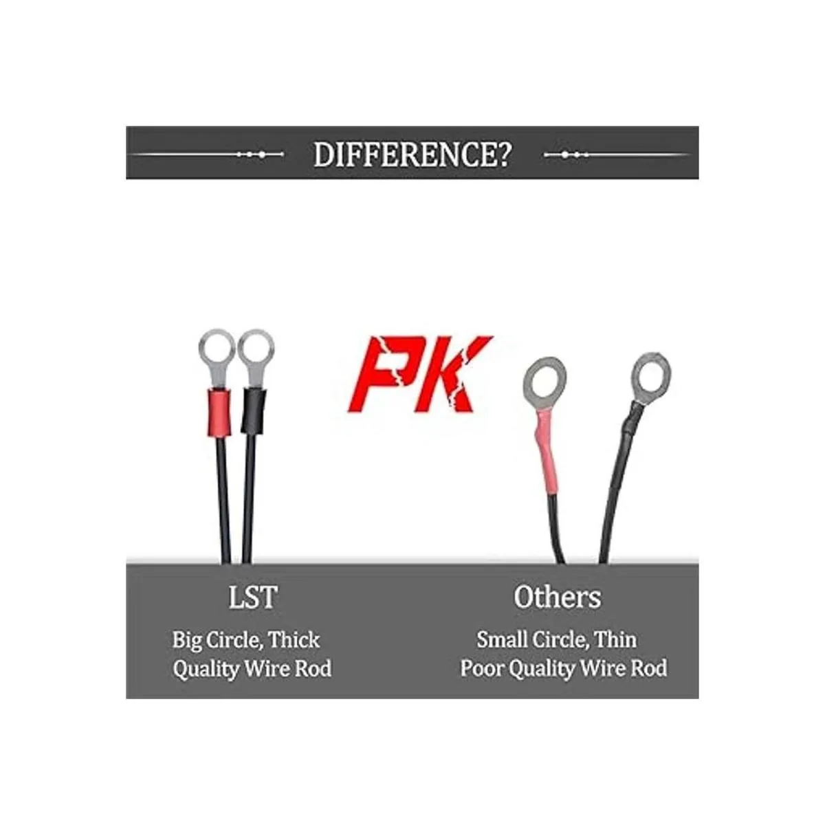 LST Terminal de anillo de 12 V SAE a conectores de anillo_3