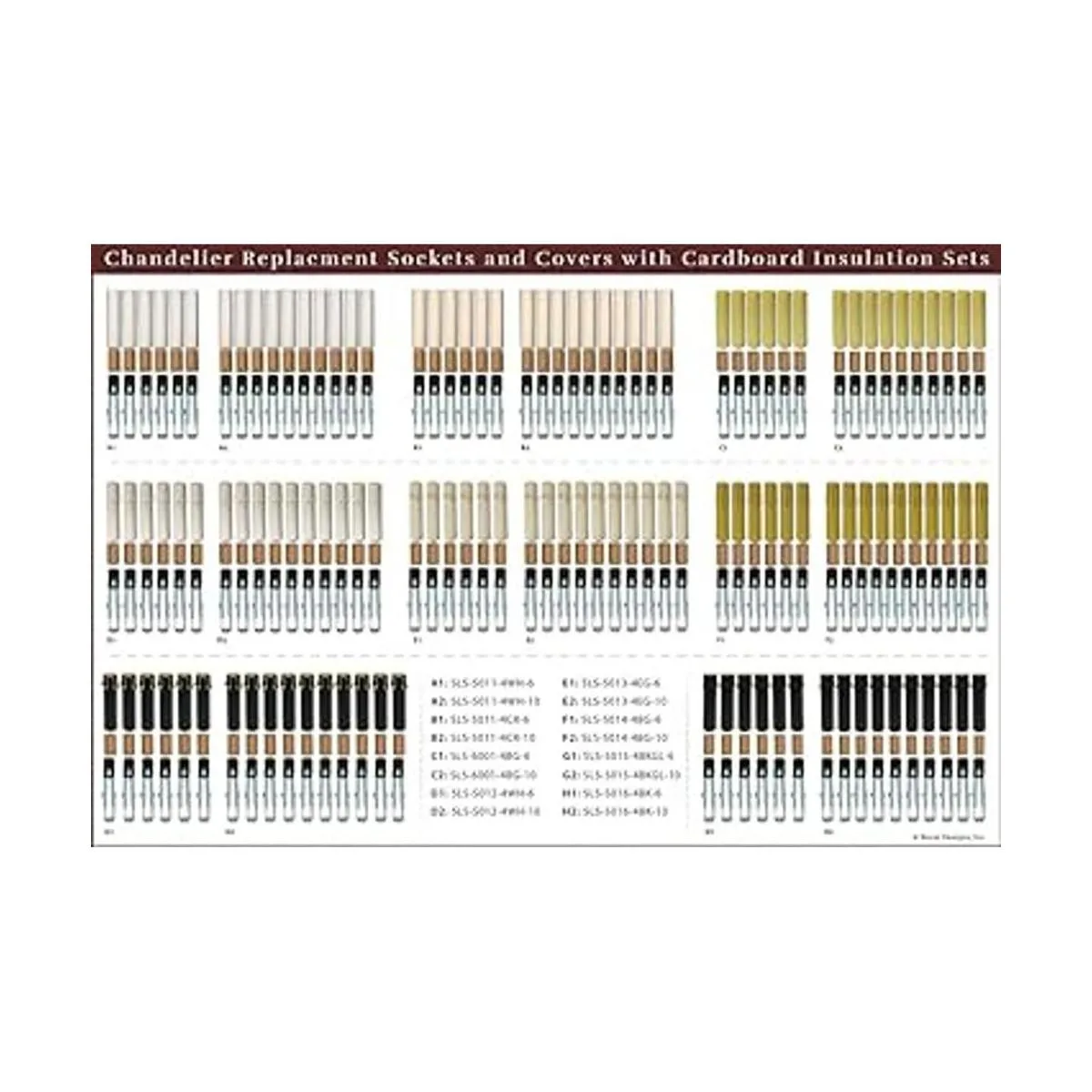 Royal Designs SCP50054BKGL10 Juego de 10 fundas para_6