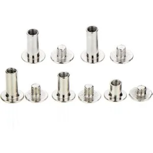 TecUnite 100 tornillos de metal para remaches de clavos_3