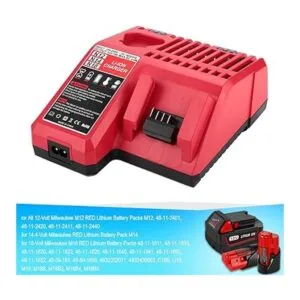 Powilling Cargador de repuesto rápido M12 y M18 Milwaukee_2