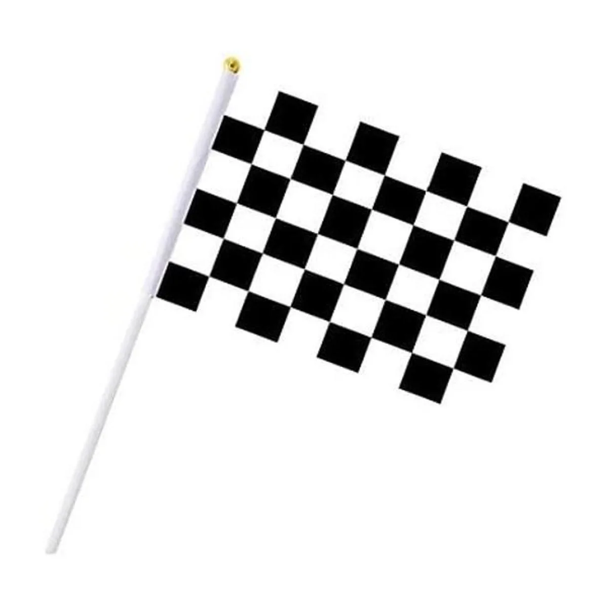 30 banderas a cuadros de 8 x 5.5 pulgadas banderas de_1