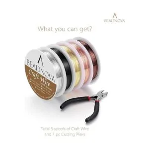 BEADNOVA Alambre de alambre para manualidades alambre de_4