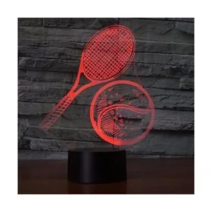 Luz nocturna de tenis 3D control remoto mesa táctil_6