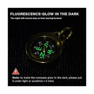 MecArmy CMP Brújula de titanio y latón brújula de_3