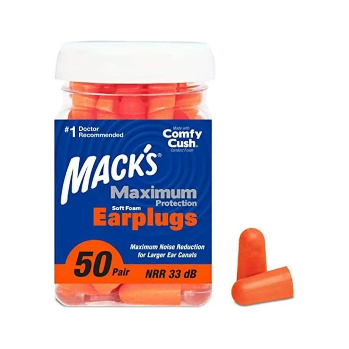 Macks Tapones para los oídos de espuma suave de máxima_1