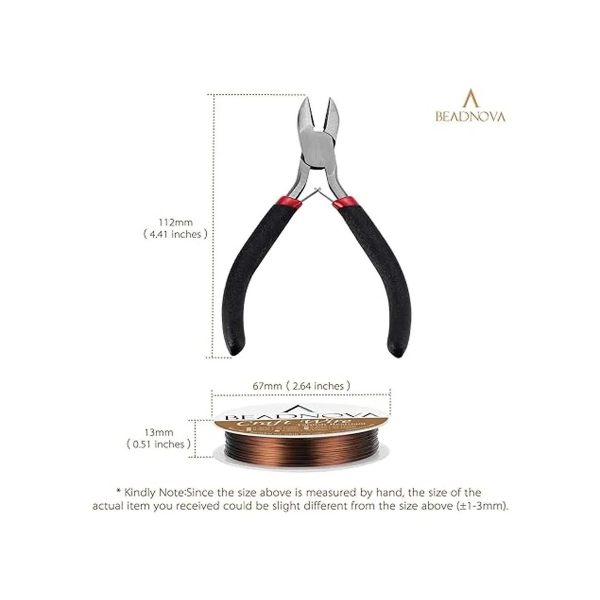 BEADNOVA Alambre de alambre para manualidades alambre de_3