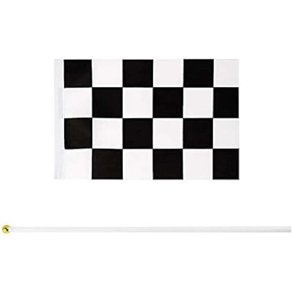 30 banderas a cuadros de 8 x 5.5 pulgadas banderas de_6