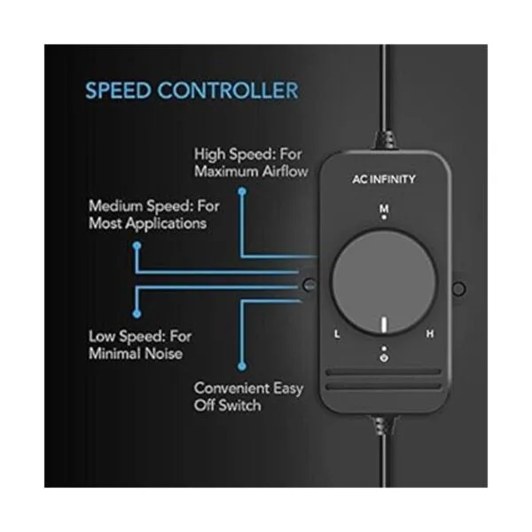 AC infinity ventilador driver de velocidad para 100 A 125_3