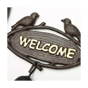 Sungmor Cartel de bienvenida para colgar en hierro_3