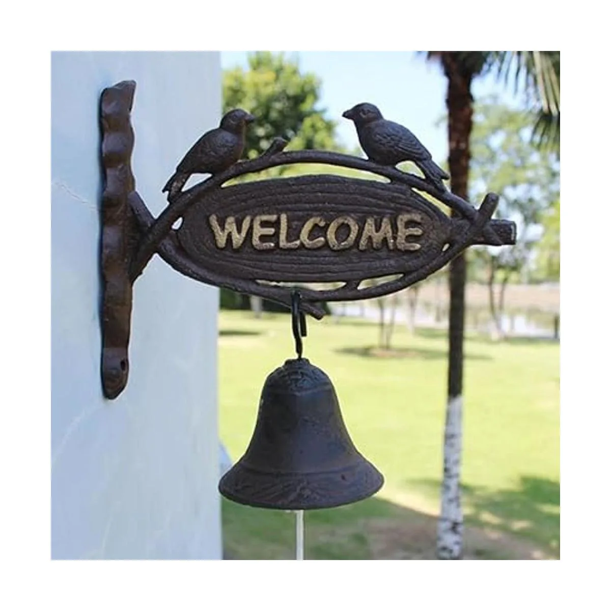 Sungmor Cartel de bienvenida para colgar en hierro_7