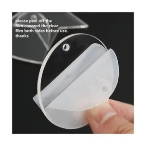 MEYA Juego de 15 discos acrílicos en blanco de alta_2