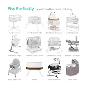 Cuddly Cubs Juego de sábanas de moisés Paquete de 2_2