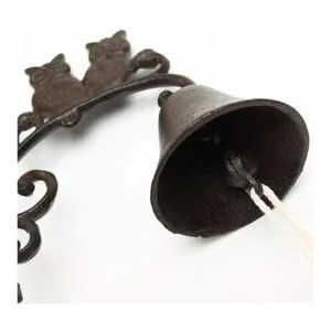 Sungmor Campana de pared de hierro fundido resistente_3