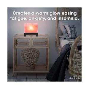 Lámpara de sal natural 100 auténtica del Himalaya;_2