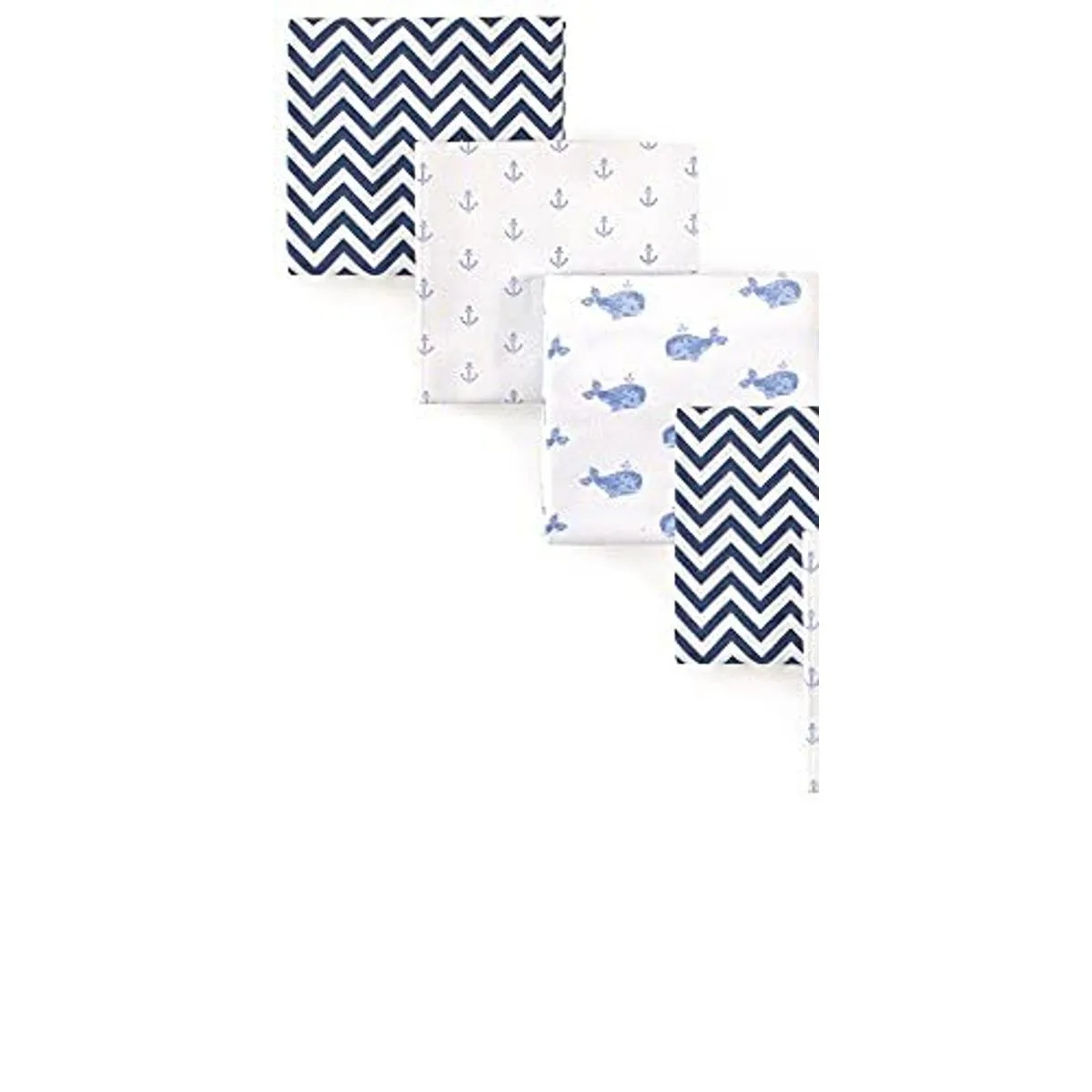 Hudson Baby Cobijas de recibir de franela de algodón para_2