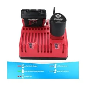 Powilling Cargador de repuesto rápido M12 y M18 Milwaukee_5