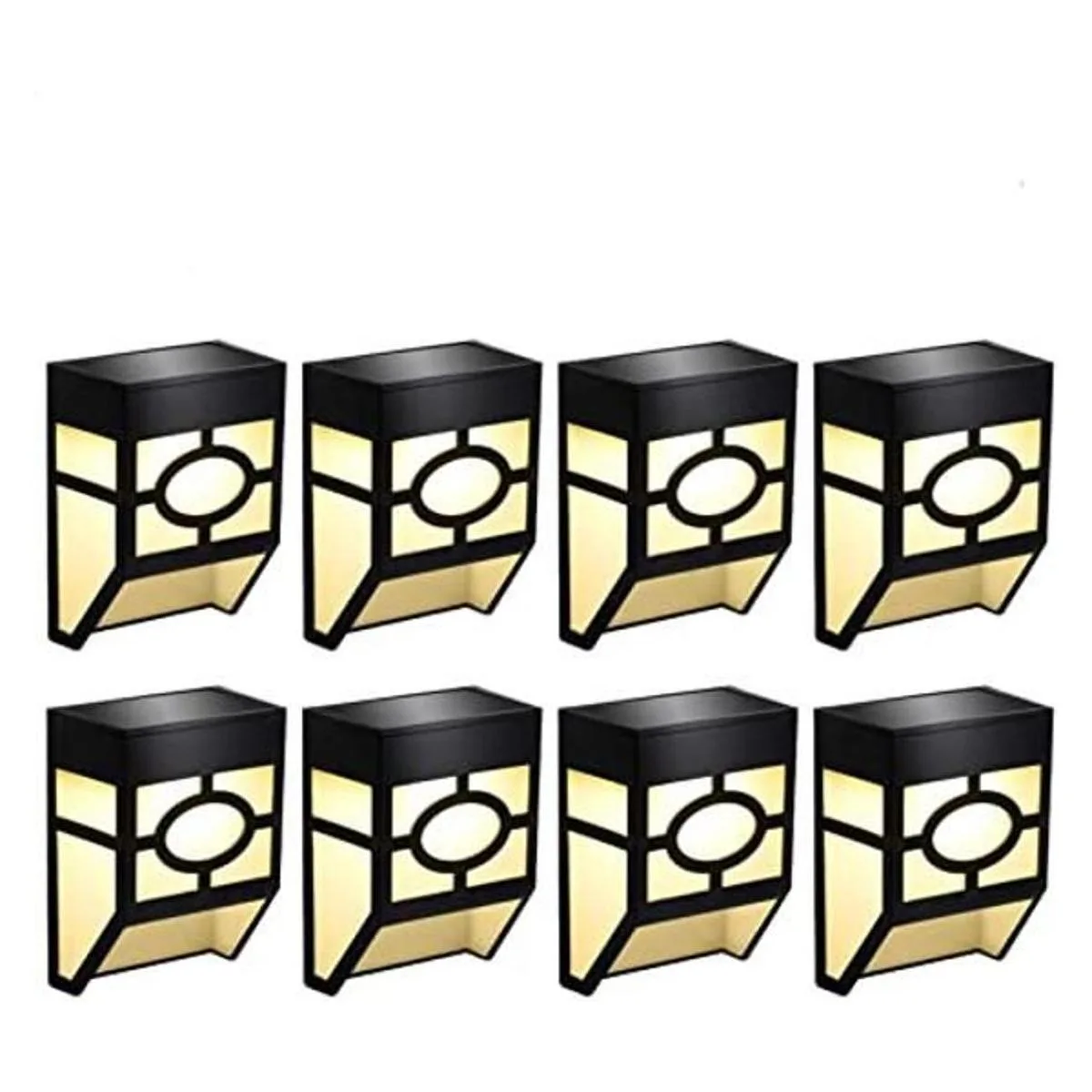 Luces de valla solares Antiguo paquete de 8_1