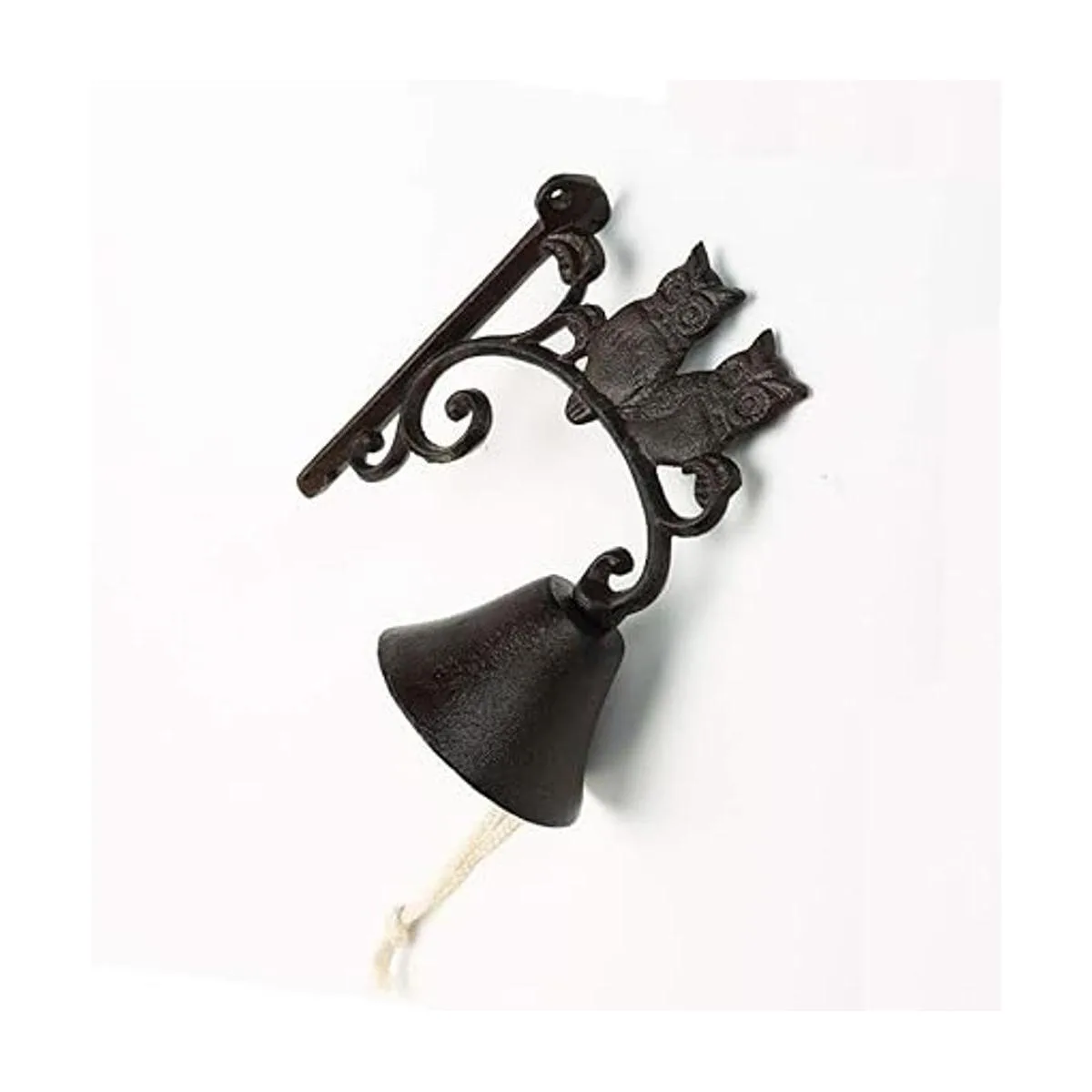 Sungmor Campana de pared de hierro fundido resistente_5