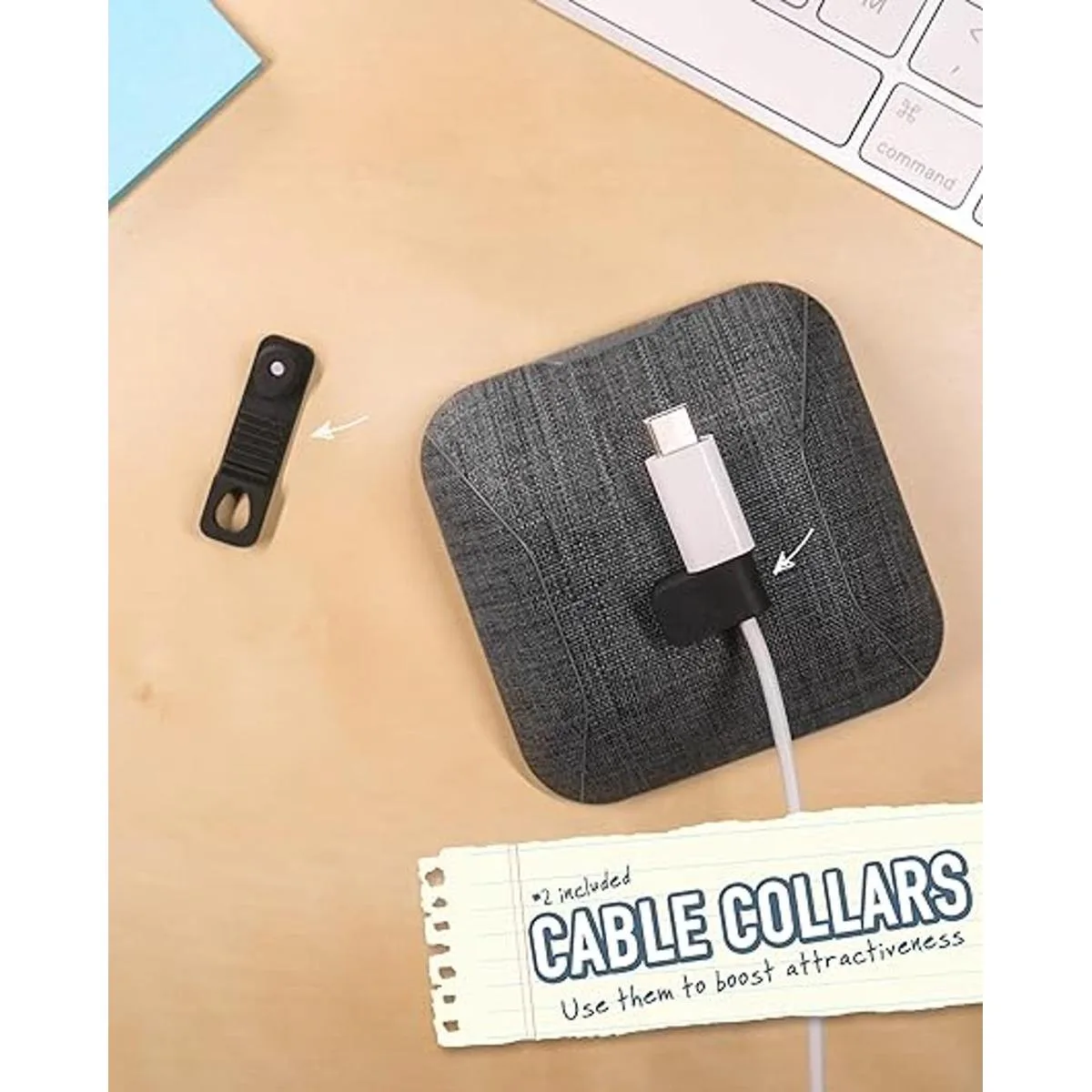 Smartish Organizador de cables magnéticos Organizador de_5