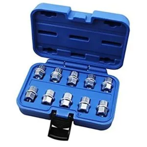 Kauplus Juego de 10 tuercas de tuerca llave de bloqueo de_1