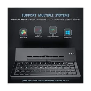 Geyes Teclado Bluetooth plegable teclado inalámbrico_2