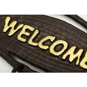 Sungmor Cartel de bienvenida para colgar en hierro_5