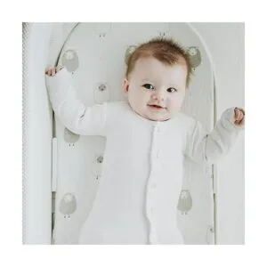 Cuddly Cubs Juego de sábanas de moisés Paquete de 2_3