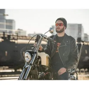 Epoch 3 Gafas de sol deportivas marco negro lente de_4