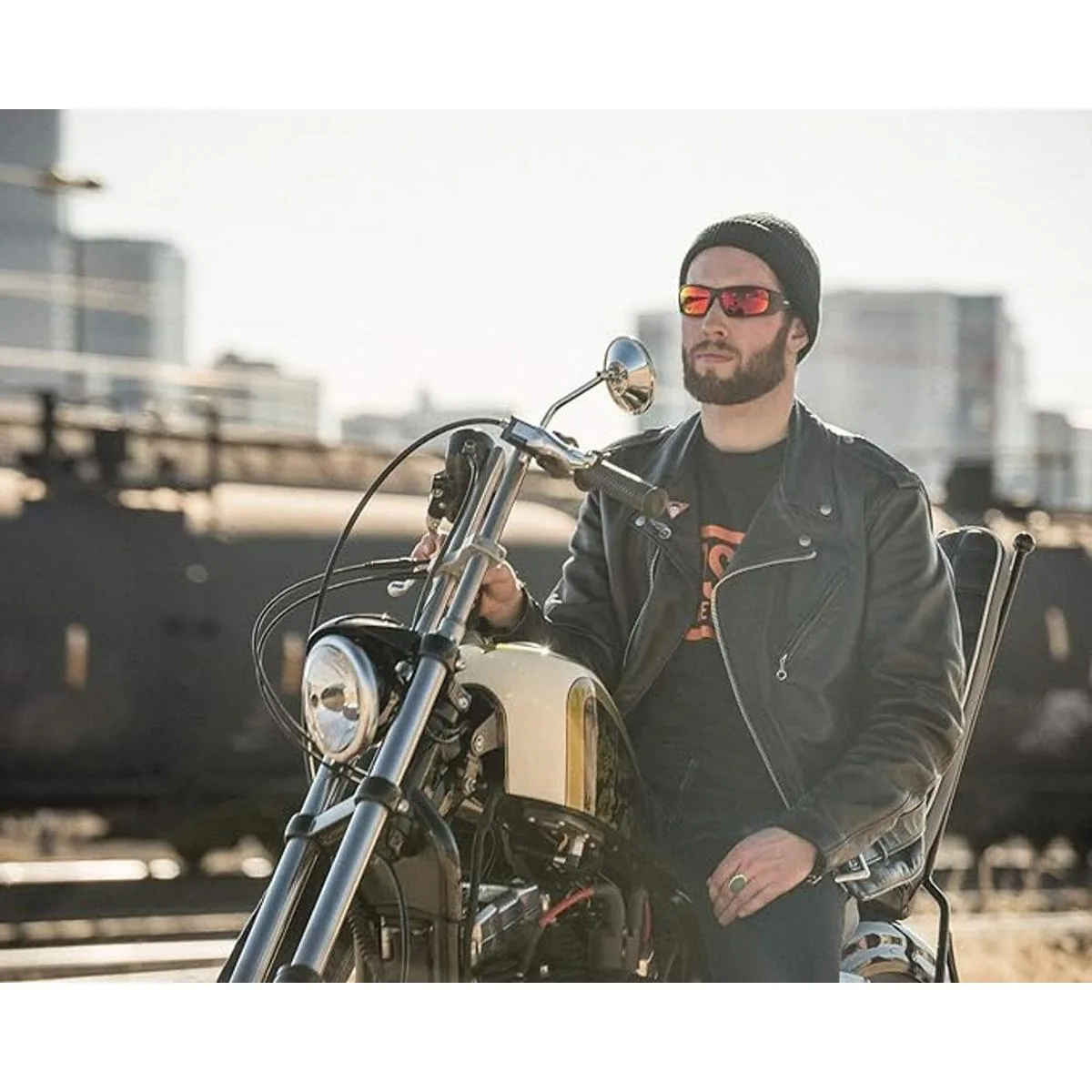 Epoch 3 Gafas de sol deportivas marco negro lente de_4