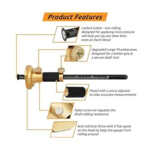 Kit de calibrador de rueda 2 ruedas de corte extra_4