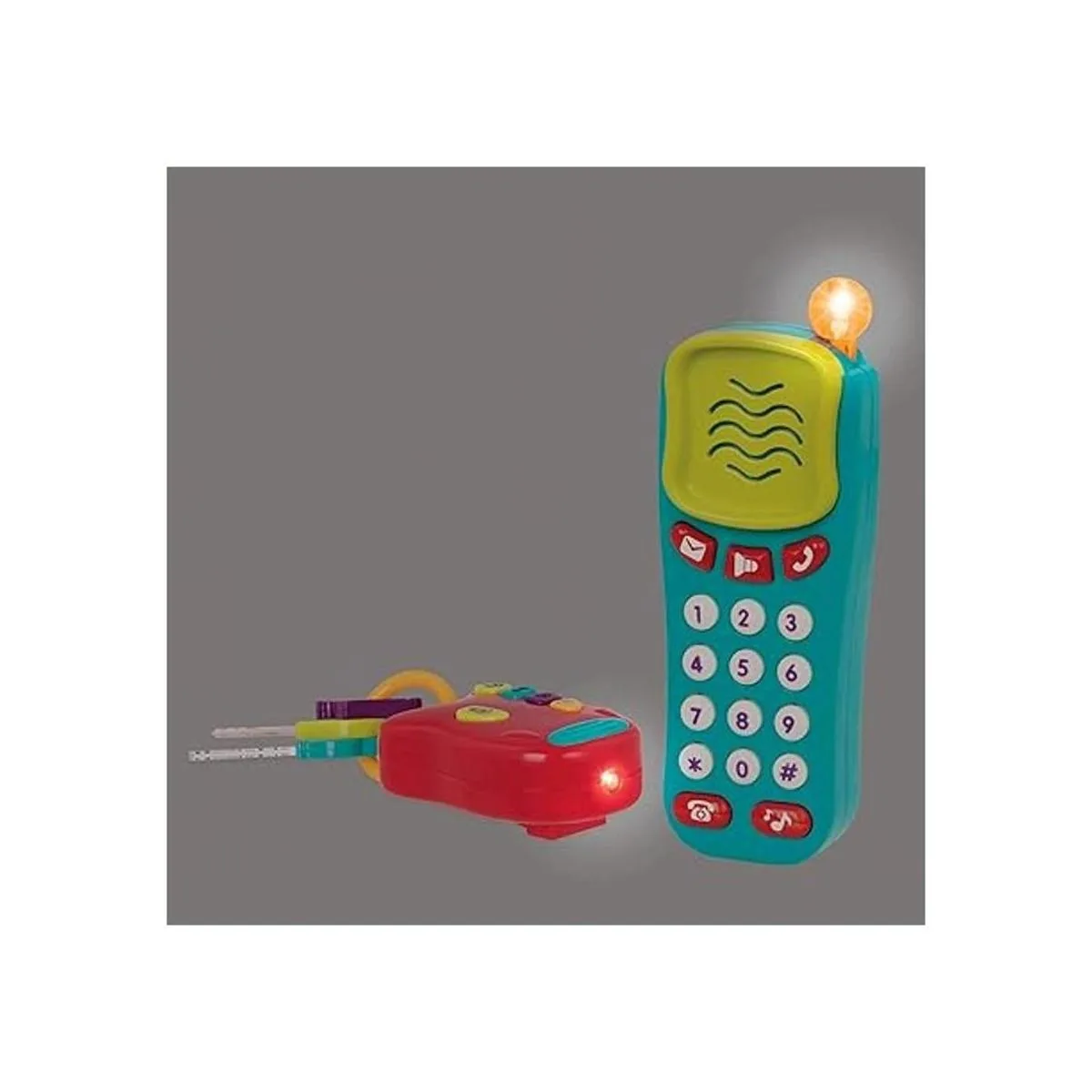 Battat Juego combinado Teléfono con luz y sonido_4