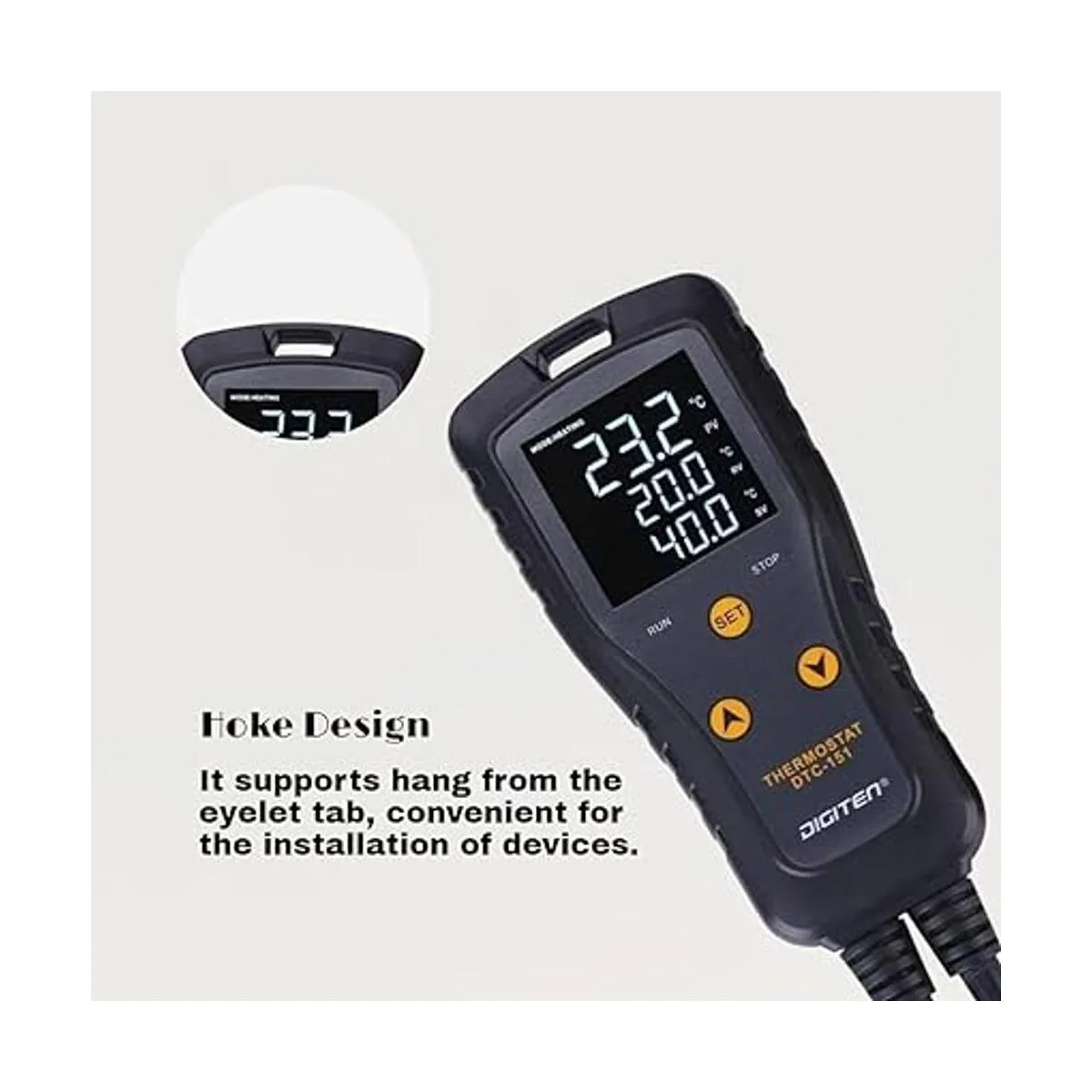 DIGITEN Controlador de temperatura termostato DTC151_5