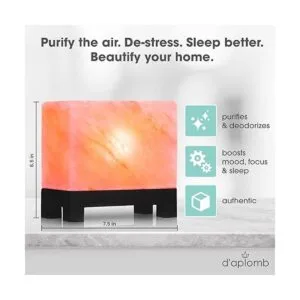 Lámpara de sal natural 100 auténtica del Himalaya;_5