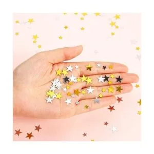 Confeti de estrella con purpurina de 1.27 onzas para_4