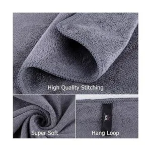 JML Juego de toallas de microfibra para el baño_2