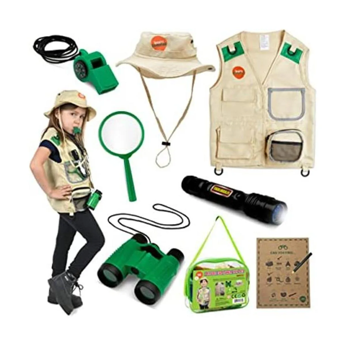 Born Toys Kit de explorador al aire libre premium para_1