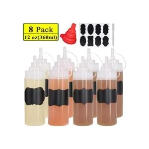 Belinlen Paquete de 8 botellas de plástico para_2