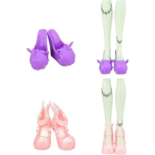 BARWA Paquete de 10 pares de zapatos de muñeca para_7