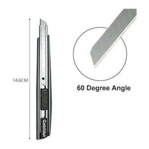 Gebildet 5 cuchillos de corte profesional 0.354 in hoja_2