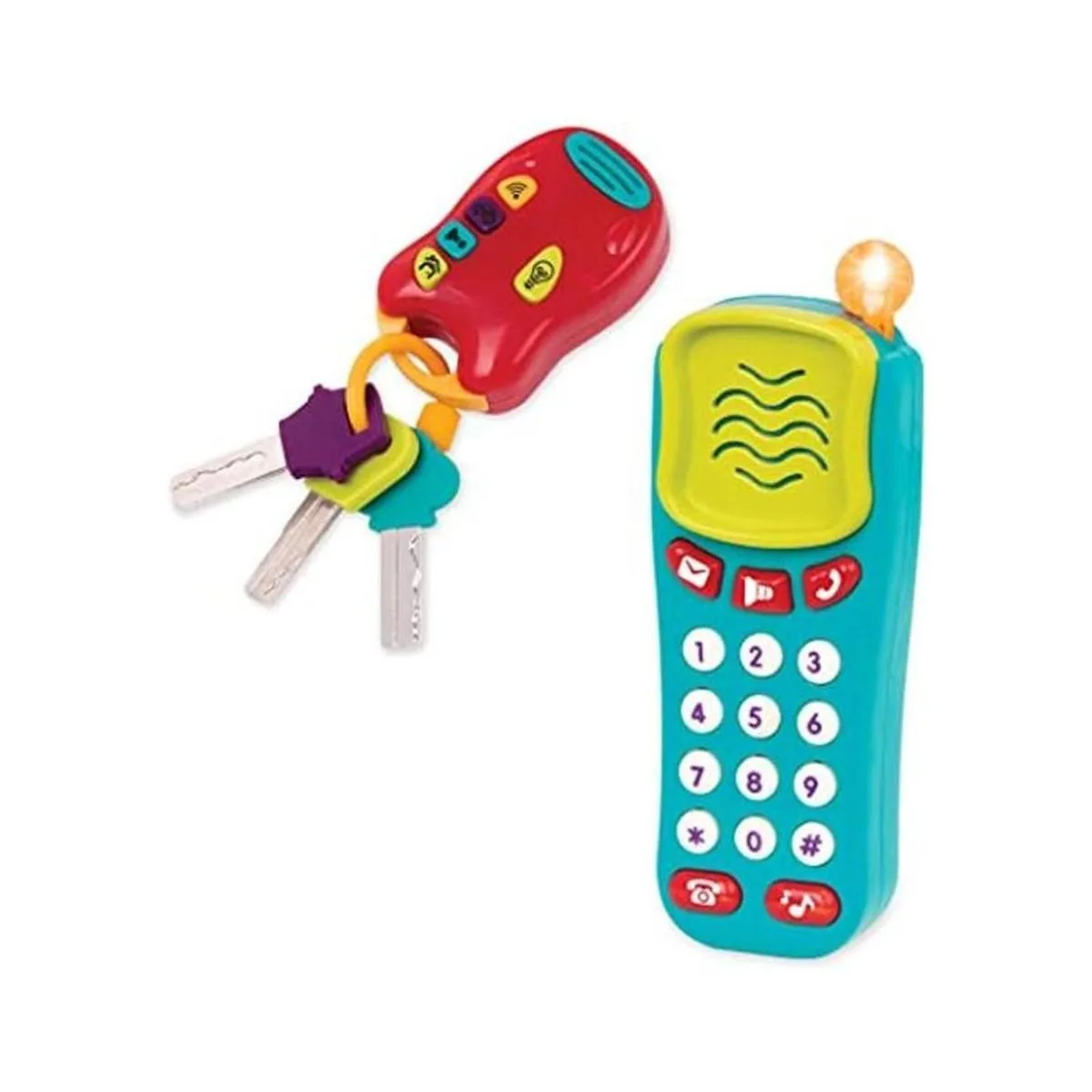 Battat Juego combinado Teléfono con luz y sonido_1