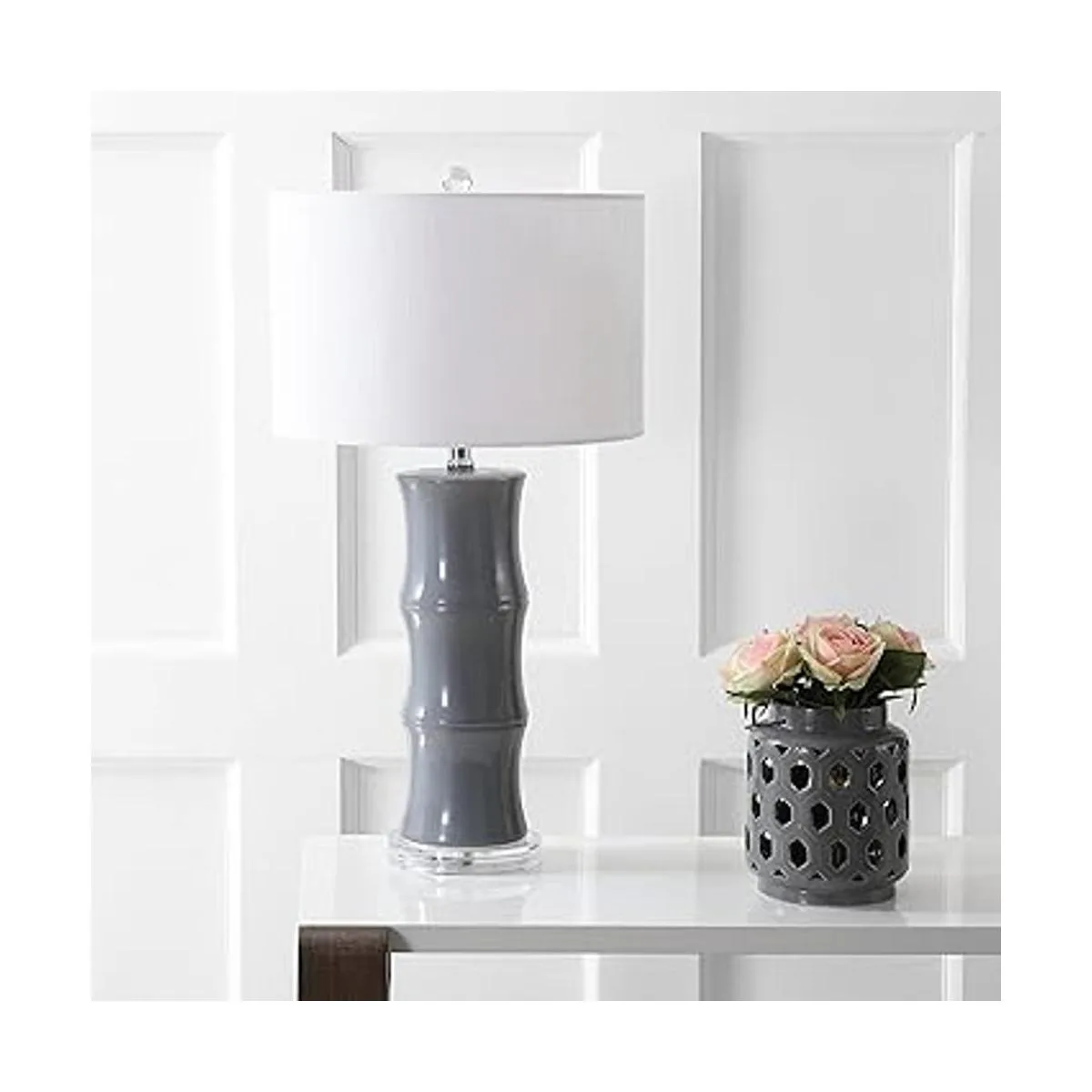 JONATHAN Y JYL3015B Tiki Lámpara de mesa LED de cerámica_3