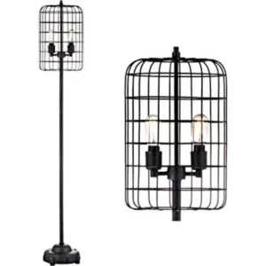 JONATHAN Y JYL4030A Odette Lámpara de pie industrial de_1