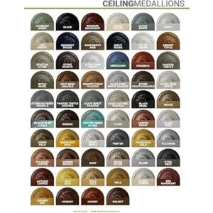 Ekena Millwork CM18ATUWF Attica Medallón de techo 18_6