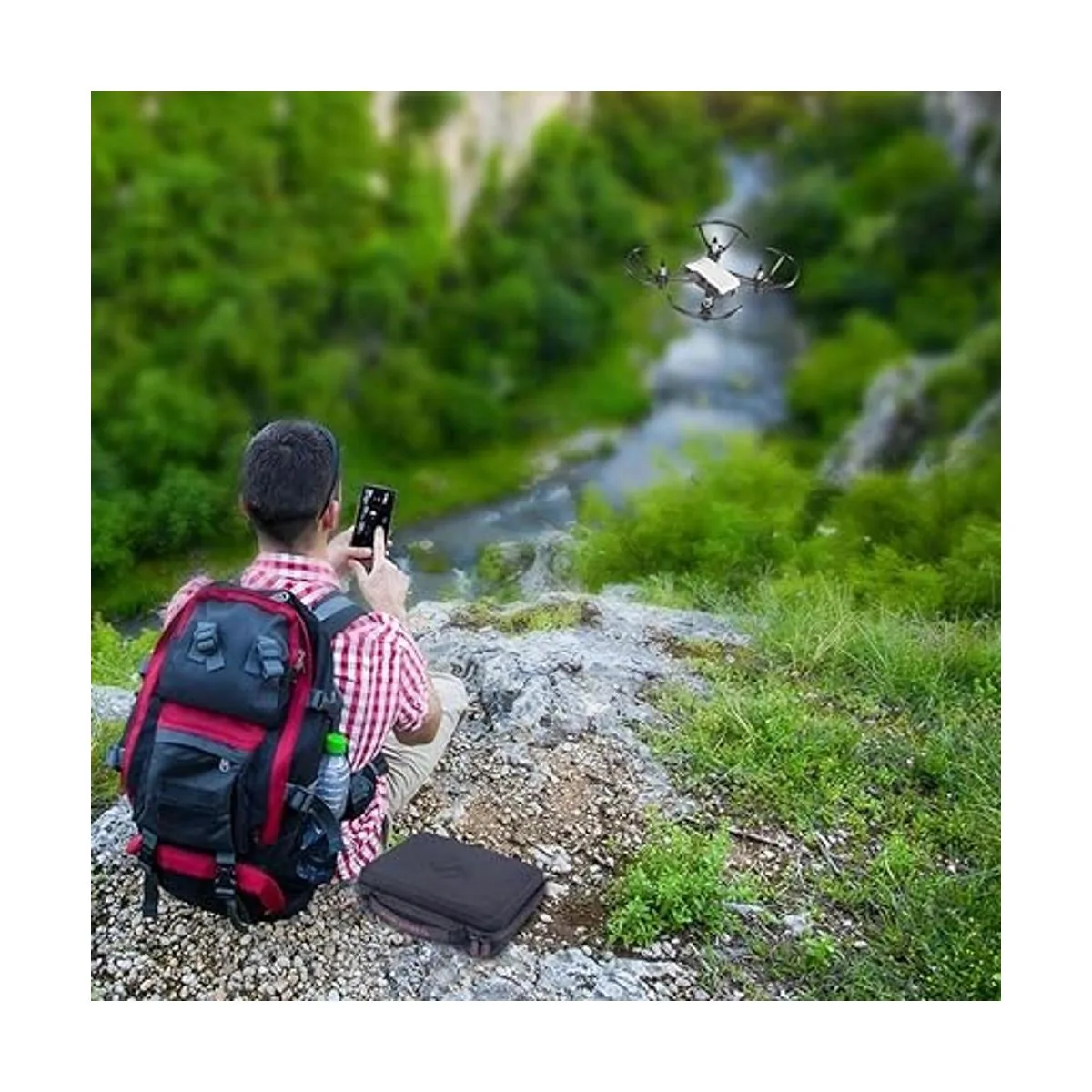 Smatree Funda de transporte compatible con dron DJI Tello_6