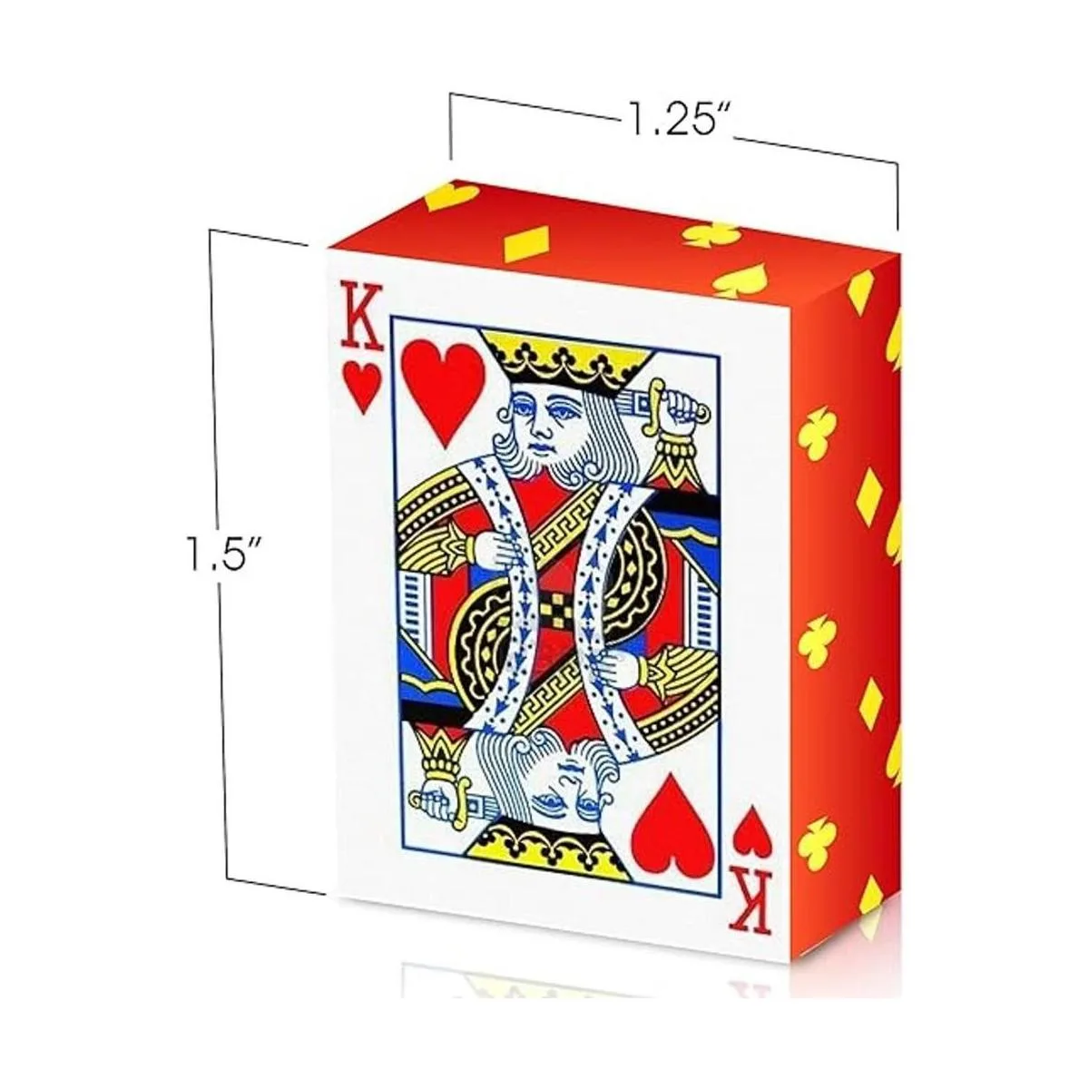 Gamie Mini cartas de juego paquete de 20 barajos cartas_2