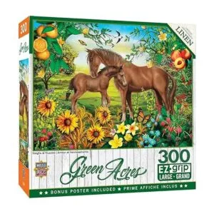 MasterPieces Rompecabezas EZ Grip de 300 piezas Neighs_3