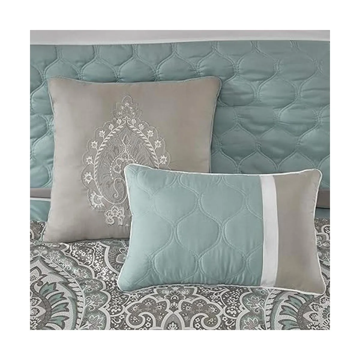 510 DESIGN Ramsey Juego de edredón bordado 8 piezas_4