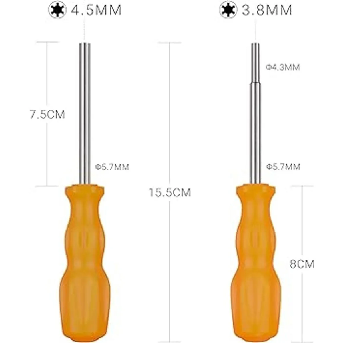 Gamebit Juego de destornilladores de seguridad de 0.150_2