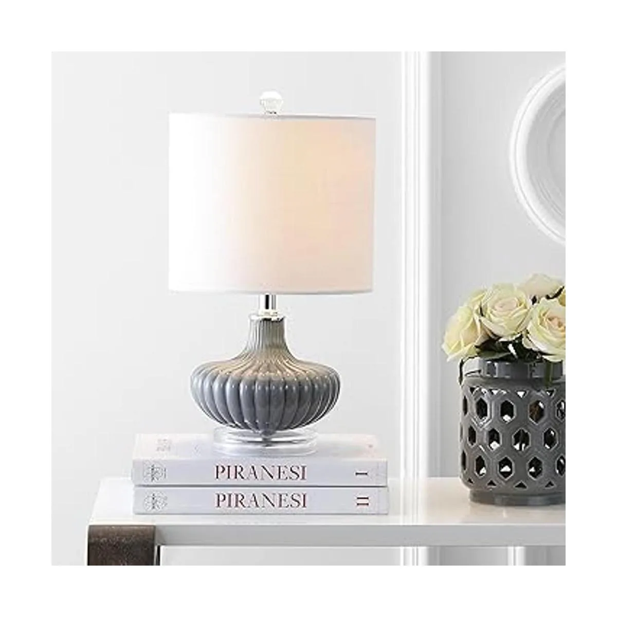 JONATHAN Y JYL1032A Kamille Lámpara de mesa de cristal y_2